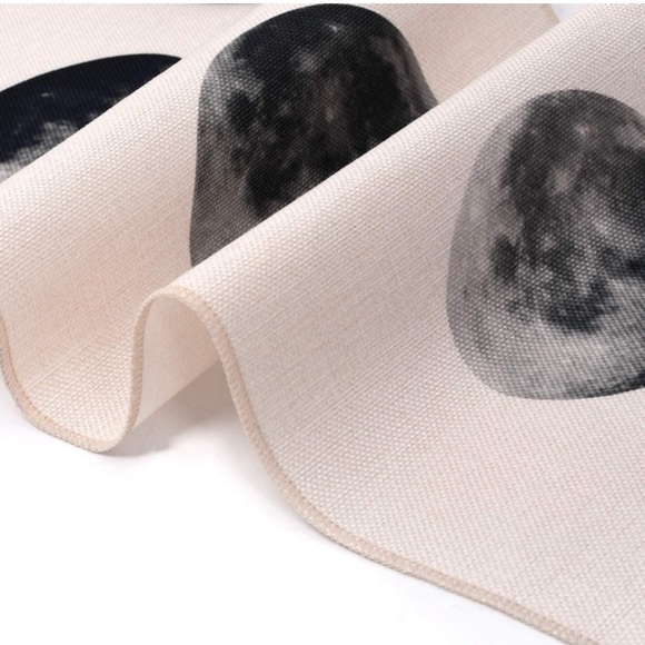 Moon Phases Art Hippie/Boho Tassel Vintage Tapestry Wall/Bedroom/Patio Decor - Picture 10 of 12